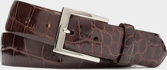 W. Kleinberg Glazed Alligator Belt