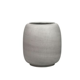 Mobili Rebecca Maceta Para Flores De Interior Rebecca Mobili Florin 37x32,5x32,5 &Oacute;xido De Magnesio Gris Moderno