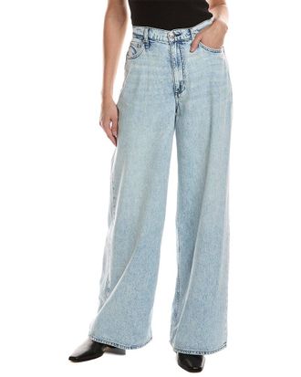 Rag & Bone Featherweight Sofie High-Rise Bellport Full Length Wide Leg Jean