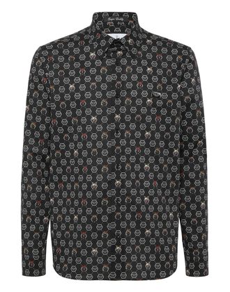 Philipp Plein Overhemd Sugar Daddy Cut Ls Monogram