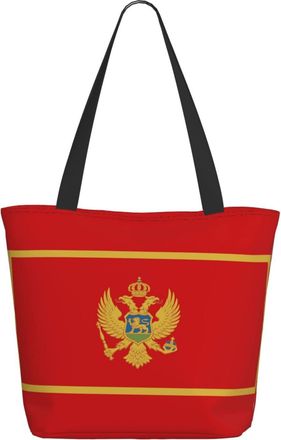 AOOEDM Flag Of Montenegro Ladies Shopping Bag 13x11x7in.The Perfect ValentineS Day Gift.It Is The Best ValentineS Day Gift For Mom, Daughter, Wife,Etc