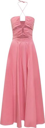 Actualee Abito lungo con dettaglio cut-out - Rosa