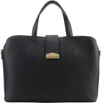 Pourchet Cavalcade GM Handtas - Dames - Handtassen - Zwart - ONE Size - Leer - Tassen
