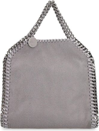 Stella McCartney Tiny Falabella mini bag - Dames - Shoppers - Grijs - ONE Size - Polyester - Tassen