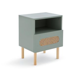 Sohome Nachtkastje met 1 lade in riet, Pacome