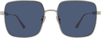 Dior DiorCannage S1U Blue Square Ladies Sunglasses CD40172 10V?5