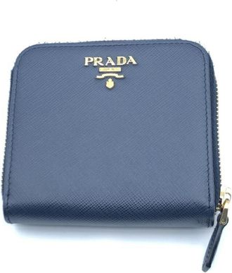 Prada Navy Wallet (Bi-Fold) (Pre-Owned)