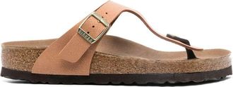 Birkenstock Gizeh Earthy Pecan Veg, Birkibuc Shoes