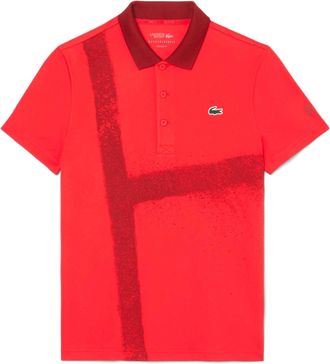 Lacoste Mens Djokovic Polo Shirt in Red - Size X-Large
