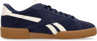 Reebok Marineblauwe Vector Grounds Club Sneakers - Heren - Tennisschoenen - Blauw - 41 EU - Leer - Fitness