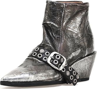 A.S.98 Womens Maxie Bootie In Antique Silver