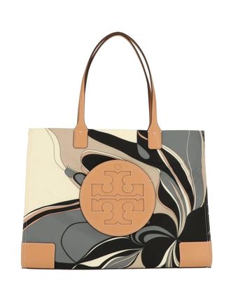 Tory Burch Borsa tote con stampa grafica - Marrone