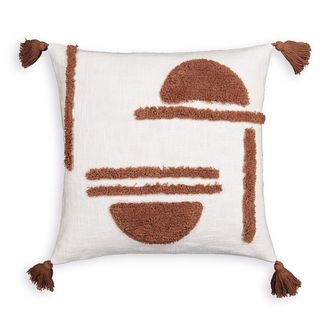 La Redoute Interieurs Kussenhoes in getuft katoen, 40x40 cm, Goboa