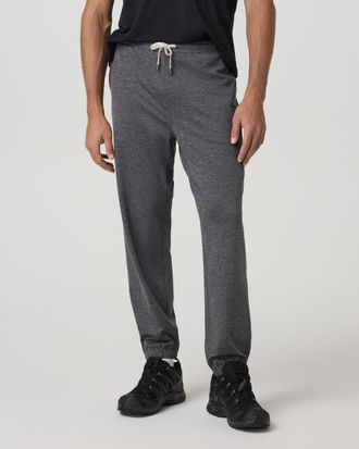 Vuori Clothing Sunday Performance Sweatpant | Charcoal Heather | XS, Size Extra Small