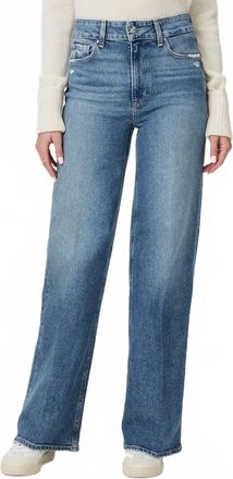 Paige Womens Sasha Storybook Distressed Jeans In Light Wash