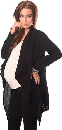 Purpless Maternity Pregnancy Nursing Knitted Jumper Cardigan Breastfeeding Women 9003 (12/14, Black)