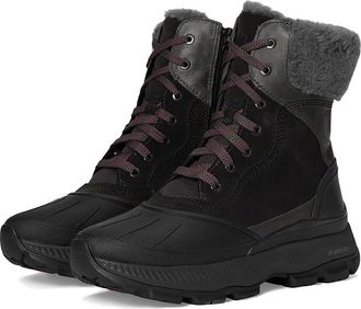 L.L.Bean Storm Chaser 6 Boot Waterproof Insulated Lace Up Womens Boots Shale Gray : 8.5 B - Medium, Leather/Rubber