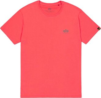 Alpha Industries T-Shirt ALPHA INDUSTRIES Basic T-Shirt SL, Herren, Gr. XXL, rot (radiant rot), Obermaterial: 100% Baumwolle, Shirts T-Shirt