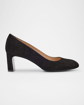Stuart Weitzman Babette Suede Pumps
