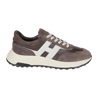 Hogan Hyperlight Sneakers - Heren - Sneakers - Bruin - 42 1/2 EU - Leer - Schoenen
