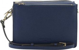 Pourchet Dames, Tassen, Blauw, Maat: ONE Size Leer