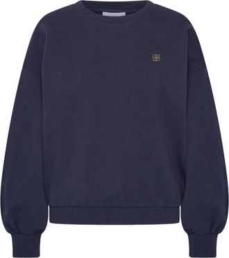 By-Bar Amsterdam Dames, Sweatshirts & Hoodies, Blauw, Maat: XS Katoen