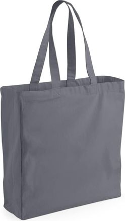 Westford Mill W108 Canvas Classic Shopper - Graphite Grey