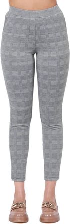 Dex Clothing Pull On Knit Trouser In Plaid Perfect