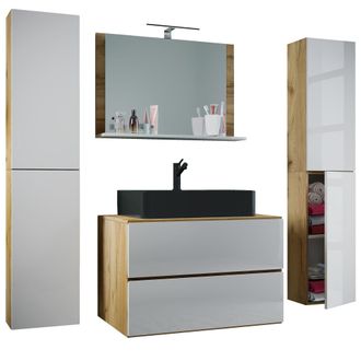 ebuy24 5 Unids. Ba&ntilde;o De Lavabo 80 Cmlendas Xl 150x147x52 - Vcm