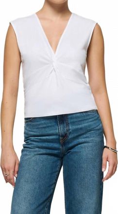 Nation Ltd Shelley Twist Front Top In White