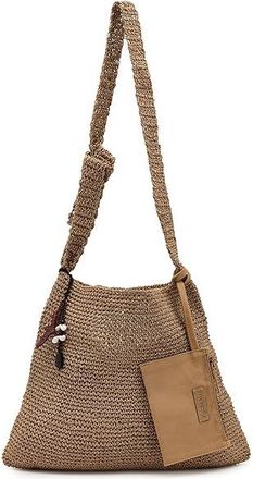 Free People Coastal Crush Straw Tote Handbags Natural