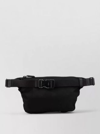 Prada belt bag adjustable strap front zipper pocket