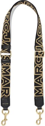 Marc Jacobs The Thin Strap logo-motif strap - women - Nylon/Polyester - One Size - Black
