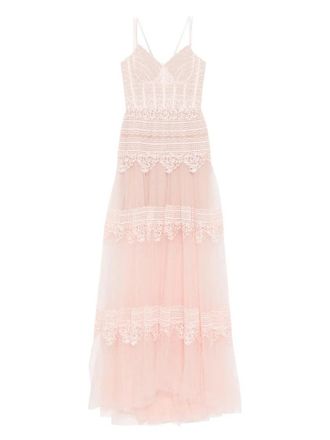 Saiid Kobeisy Lace Long Dress