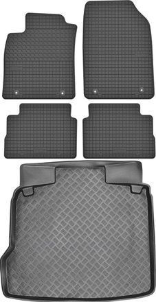 OEM Juego De Alfombrillas De Goma Para Coche Y Alfombrilla Para Maletero Del Opel Vectra C Hatchback (2002-2008)