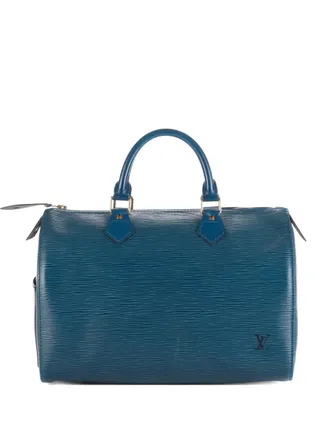 Louis Vuitton Speedy 30 tote bag - women - Leather - One Size - Blue
