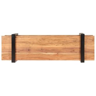 Berkfield Home TV Cabinet 130x40x40 cm Solid Acacia Wood in Brown | Size: 130 x 40 x 40 cm