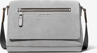Michael Kors Hudson Small Suede Messenger Bag