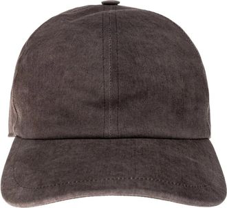 Rick Owens Pet met Klep - Dames - Petten - Grijs - L - Katoen - Accessoires