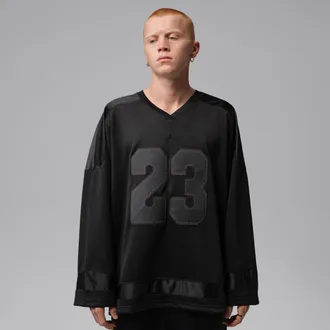 Nike Jordan Mens Jordan Brooklyn Festival Jersey in Black | IF1949-010