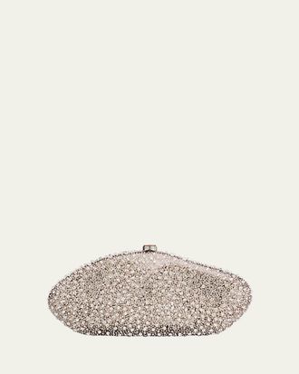 Cult Gaia The Caldera Rhinestone Acrylic Clutch Bag