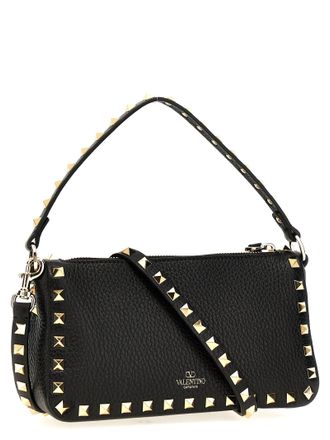 Valentino Garavani Rockstud Shoulder Bag - Black