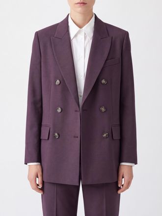 SOLOTRE Jacket Woman color Burgundy
