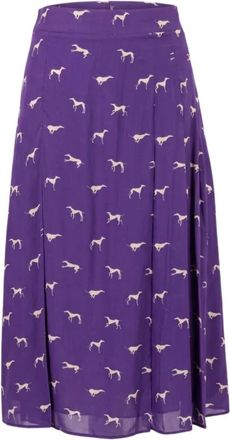 Trussardi Gonna Midi - - Skirts - Donna - Viola - S