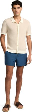 Onia Cotton Linen Button Up Sweater in Stone/egret at Nordstrom, Size Xx-Large
