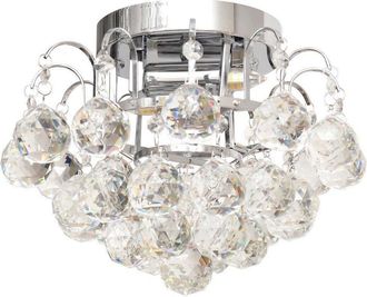 Netlighting Clarisa Ceiling Light Chrome 30cm