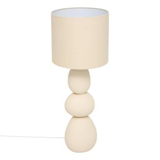 Atmosphera Lampada Da Terra Alitha Beige H100cm - Atmosphera Cr&eacute;ateur DInt&eacute;rieur