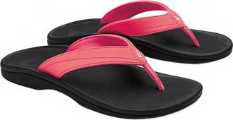 Olukai Womens Wohana Sandal In Hot Pink/black