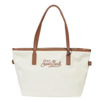 MC2 Saint Barth Tote Bags, female, Beige, Size: ONE SIZE MC2 Saint Barth Bags.. Cream