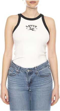 Levi's Tops, Dames, Wit, M, Katoen, GR Essential Racer Tank